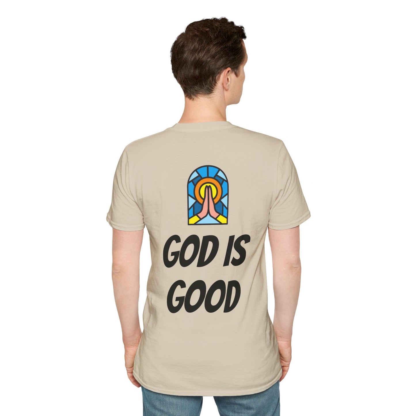 Unisex Softstyle T-Shirt - Black Writing - GOOD MORNING JESUS