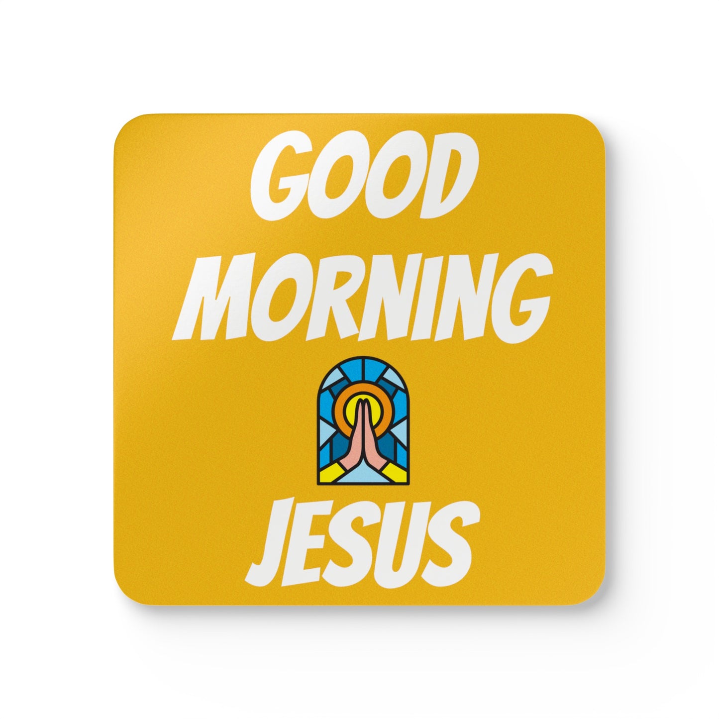 Corkwood Coaster Set - YELLOW